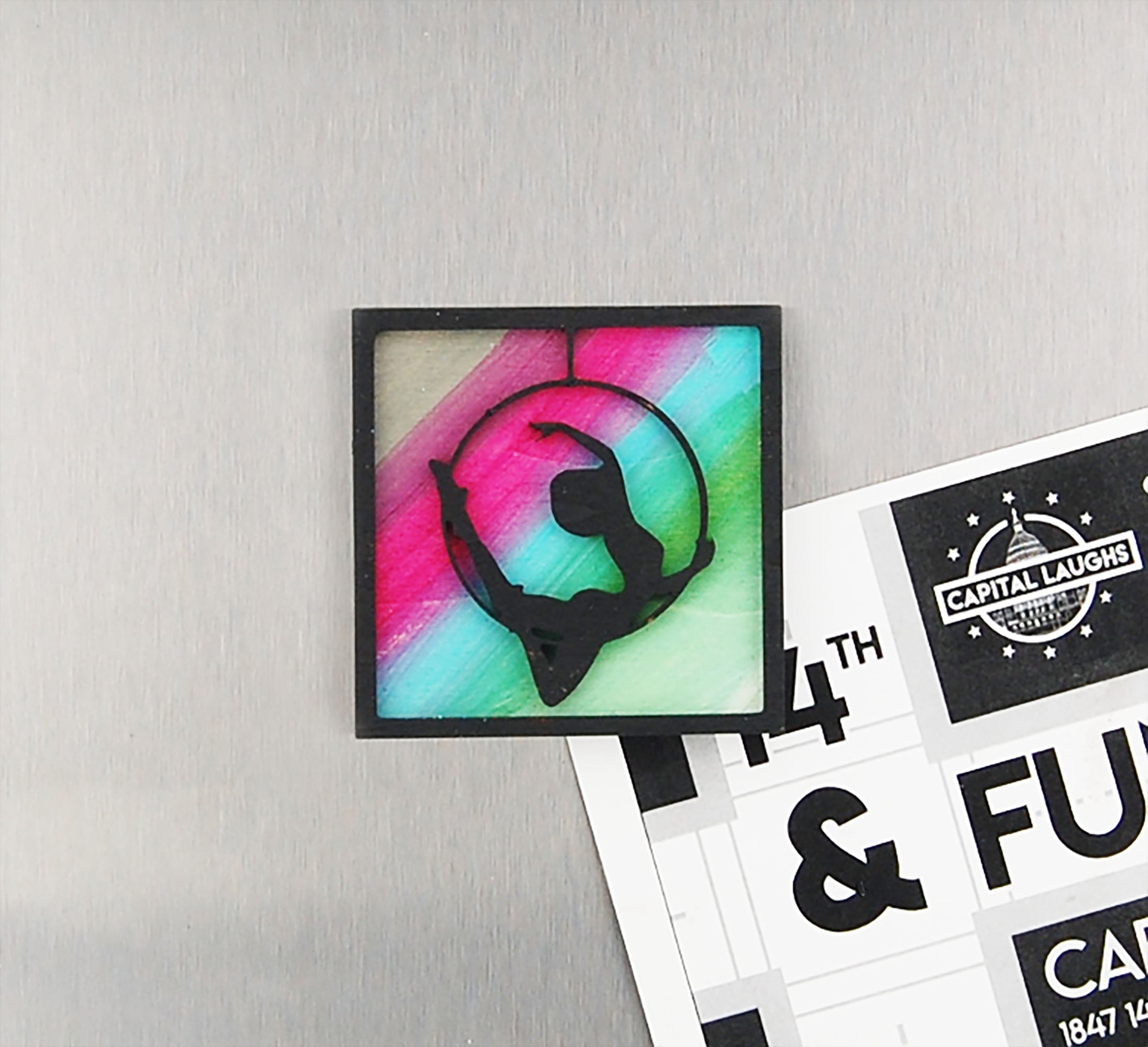 Refrigerator magnet 4 pack, aerialist theme