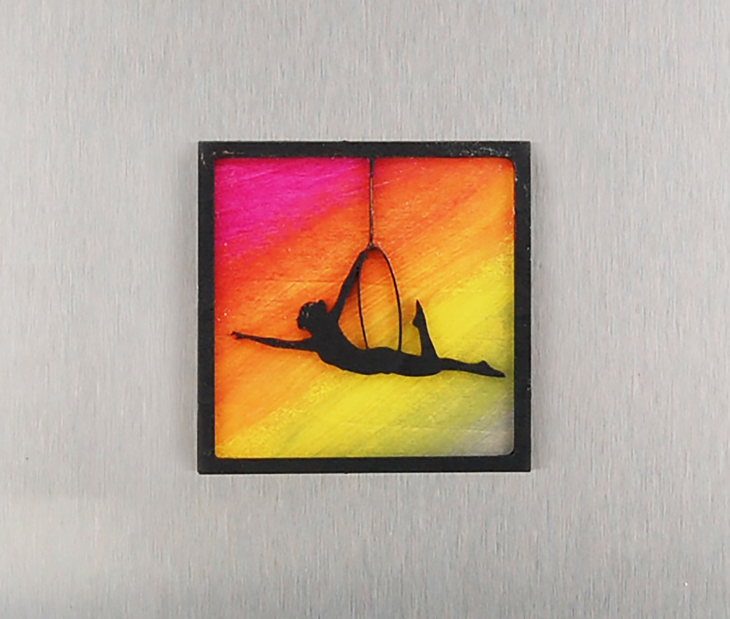 Refrigerator magnet 4 pack, aerialist theme