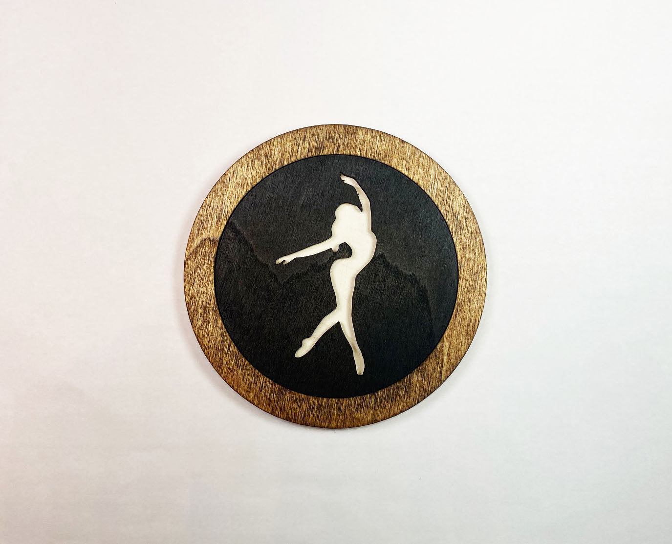 Ballet Coaster Set | 6 Handmade Laser Cut Hand Painted Ballerina Coasters with Holder