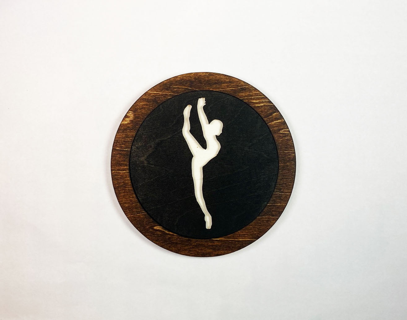 Ballet Coaster Set | 6 Handmade Laser Cut Hand Painted Ballerina Coasters with Holder