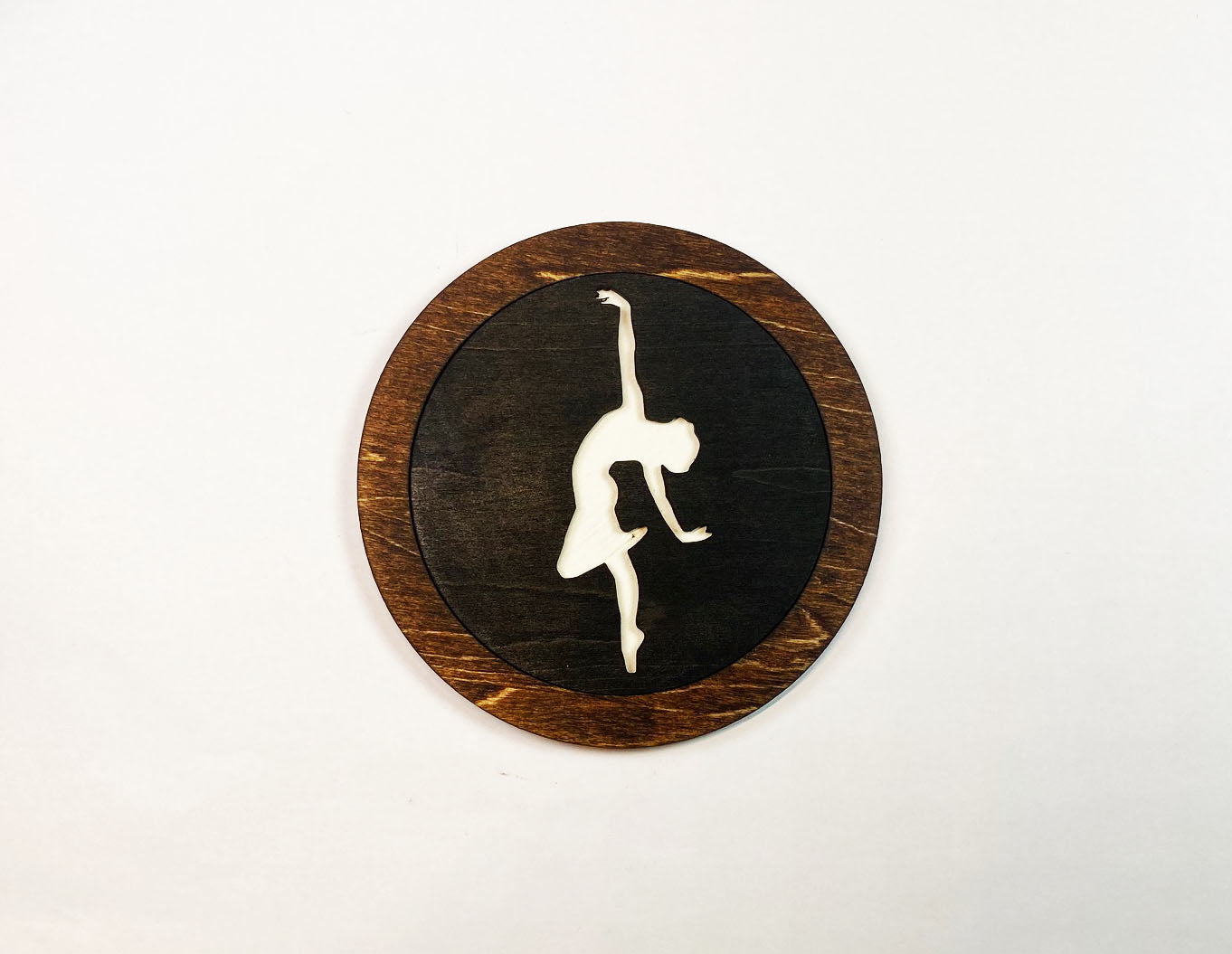 Ballet Coaster Set | 6 Handmade Laser Cut Hand Painted Ballerina Coasters with Holder