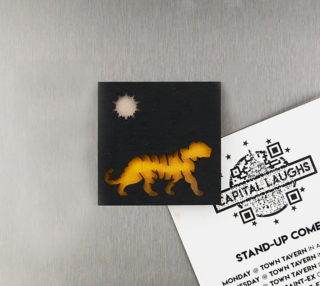 Refrigerator Magnet 4 Pack – Big Cat Theme