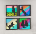 Refrigerator Magnet 4 Pack – Cat Theme