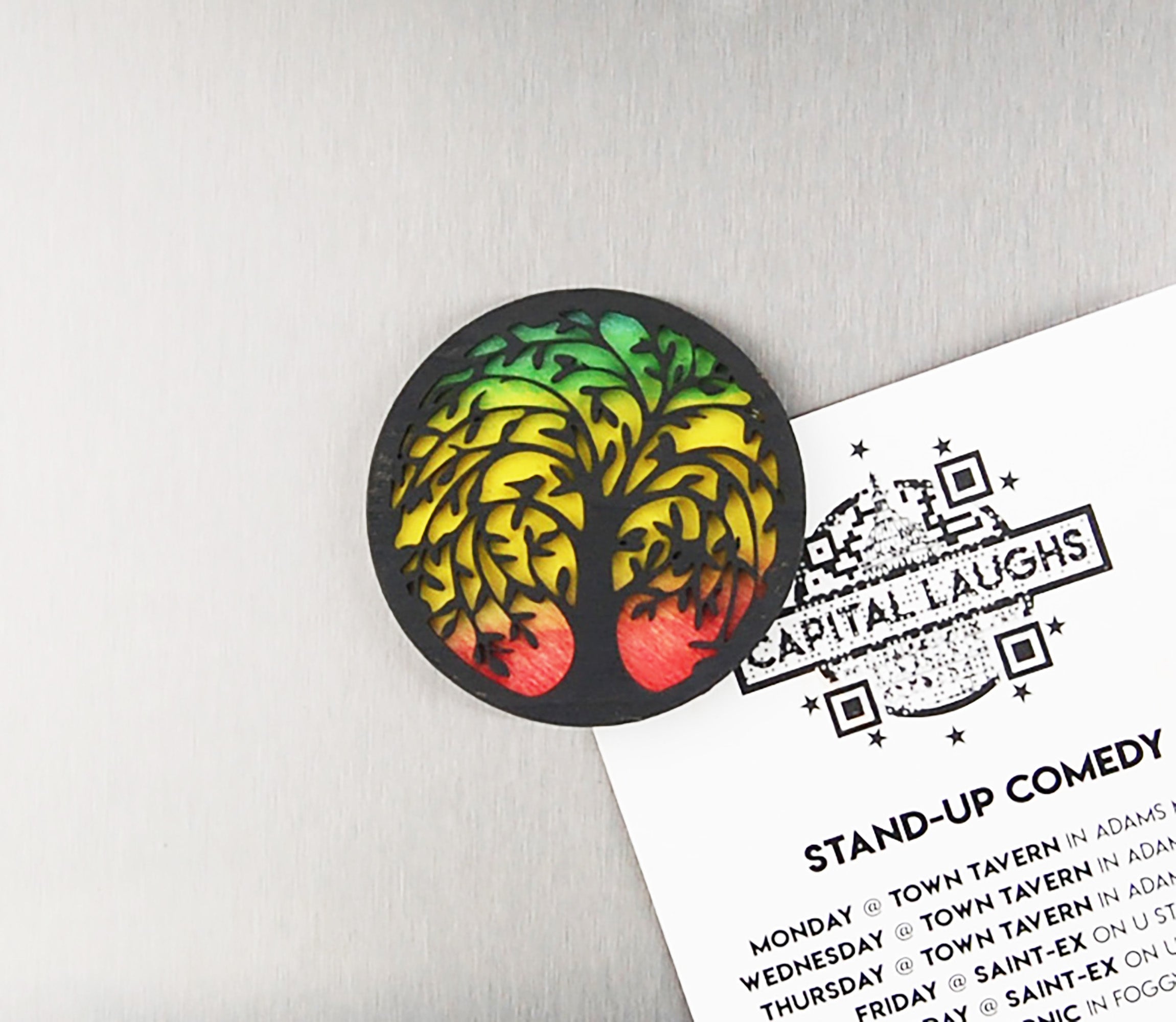 Refrigerator Magnet 4 Pack – Circular Art