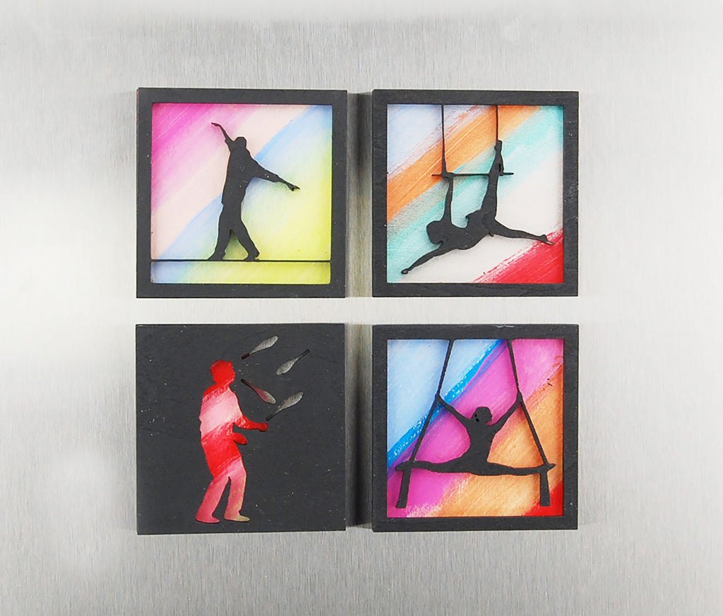 Refrigerator Magnet 4 Pack – Circus Theme