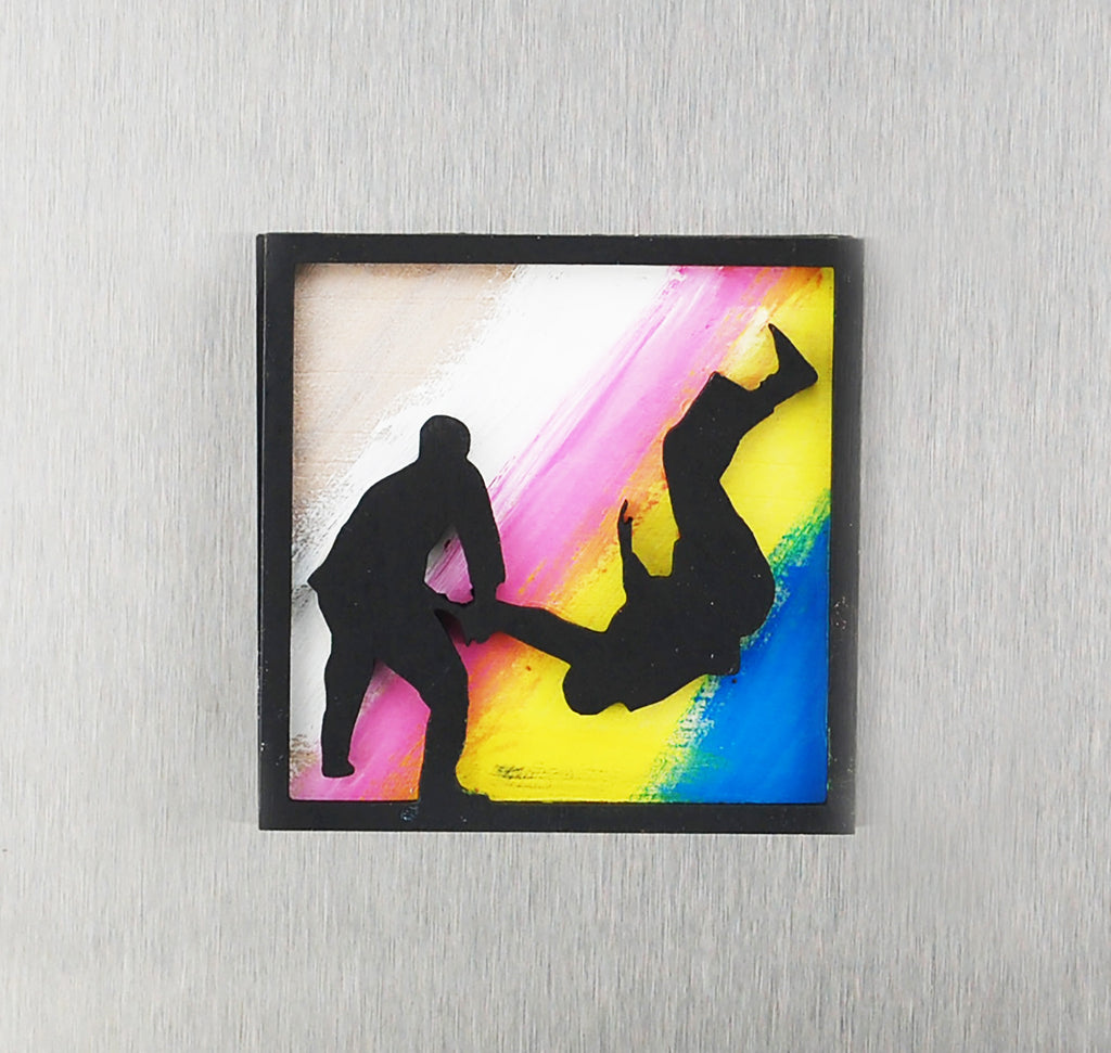 Refrigerator Magnet 4 Pack – Combat/Martial Arts Theme