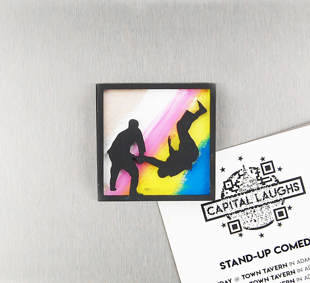 Refrigerator Magnet 4 Pack – Combat/Martial Arts Theme