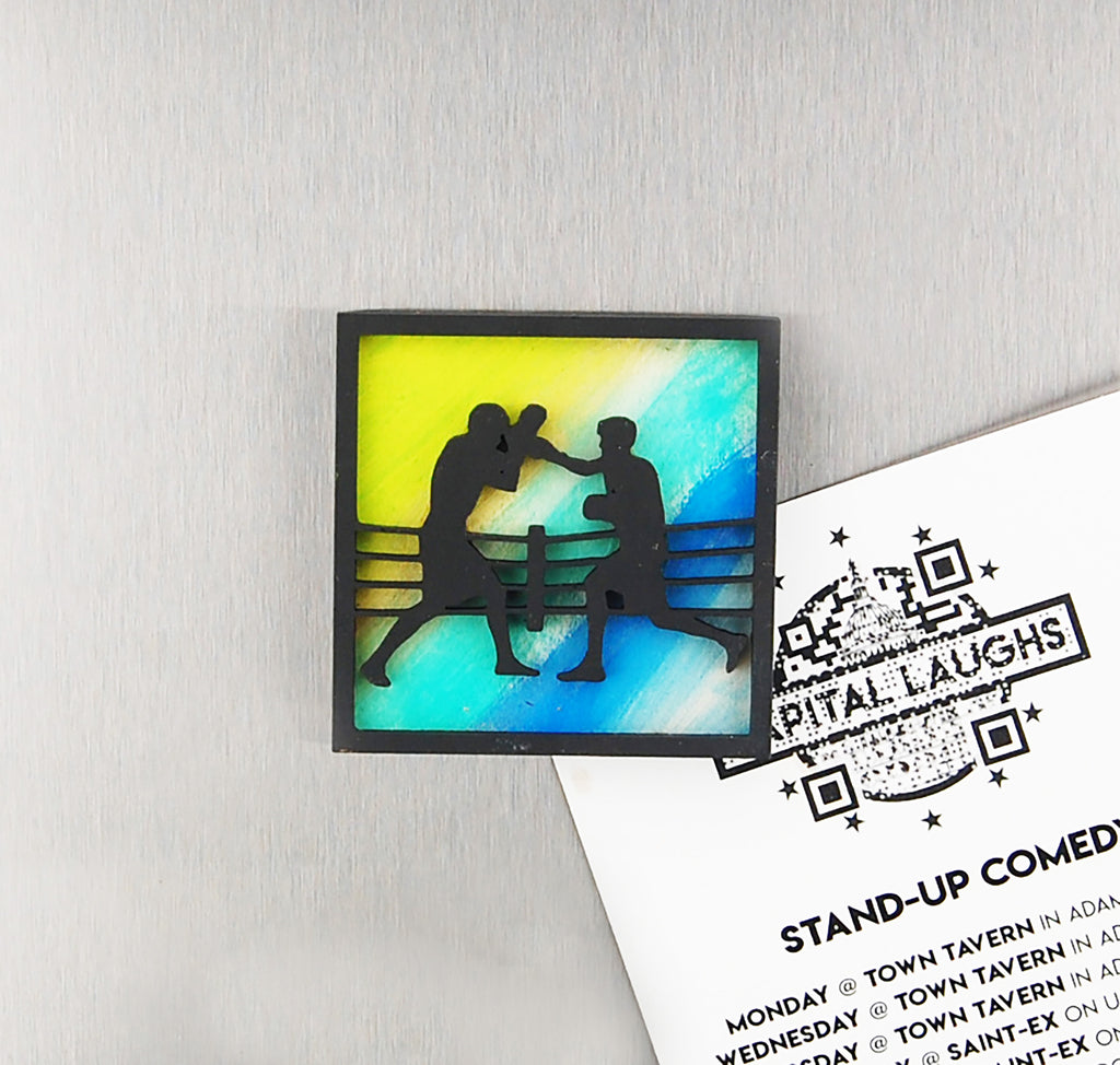 Refrigerator Magnet 4 Pack – Combat/Martial Arts Theme