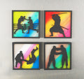 Refrigerator Magnet 4 Pack – Combat/Martial Arts Theme