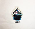 Cupcake Wooden Pin | Handmade Laser Cut Wearable Art Brooch