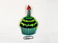 Cupcake Wooden Pin | Handmade Laser Cut Wearable Art Brooch