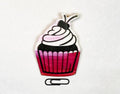Cupcake Wooden Pin | Handmade Laser Cut Wearable Art Brooch