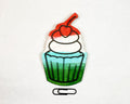 Cupcake Wooden Pin | Handmade Laser Cut Wearable Art Brooch