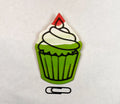 Cupcake Wooden Pin | Handmade Laser Cut Wearable Art Brooch