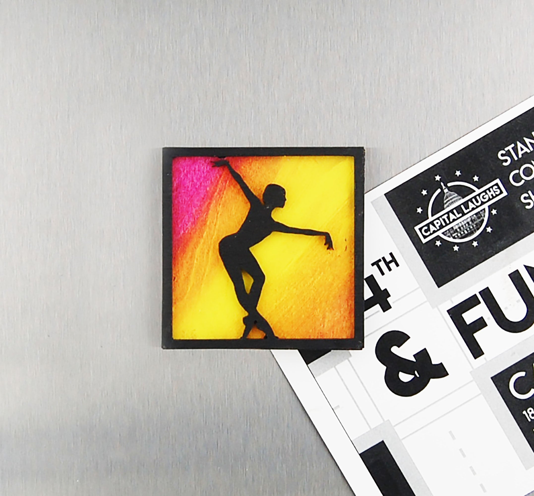 Refrigerator Magnet 4 Pack – Dancer Theme