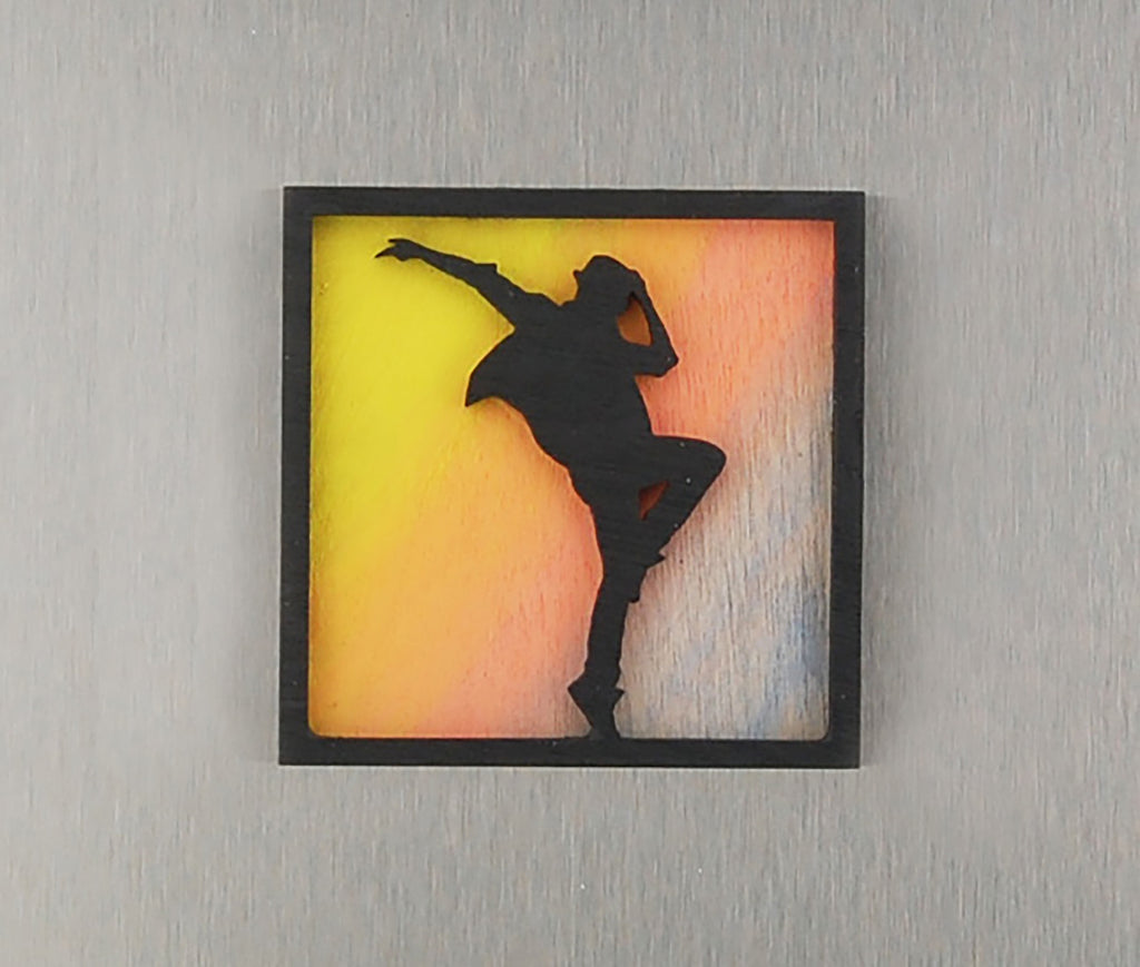Refrigerator Magnet 4 Pack – Dancer Theme