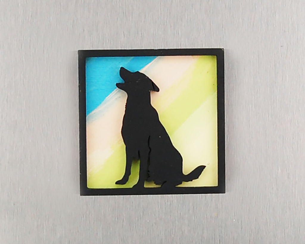 Refrigerator Magnet 4 Pack – Dog Theme