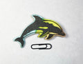 Dolphin Wooden Pin | Handmade Laser Cut Wearable Art Brooch