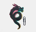 Dragon Wooden Pin | Handmade Laser Cut Wearable Art Brooch
