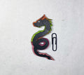 Dragon Wooden Pin | Handmade Laser Cut Wearable Art Brooch