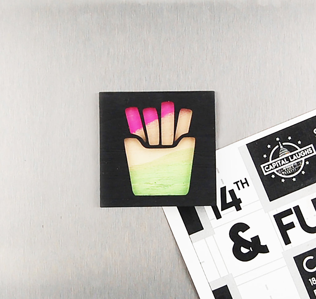 Refrigerator Magnet 4 Pack – Food Theme