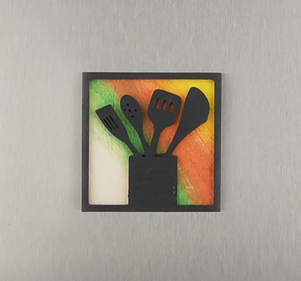 Refrigerator Magnet 4 Pack – Food Theme