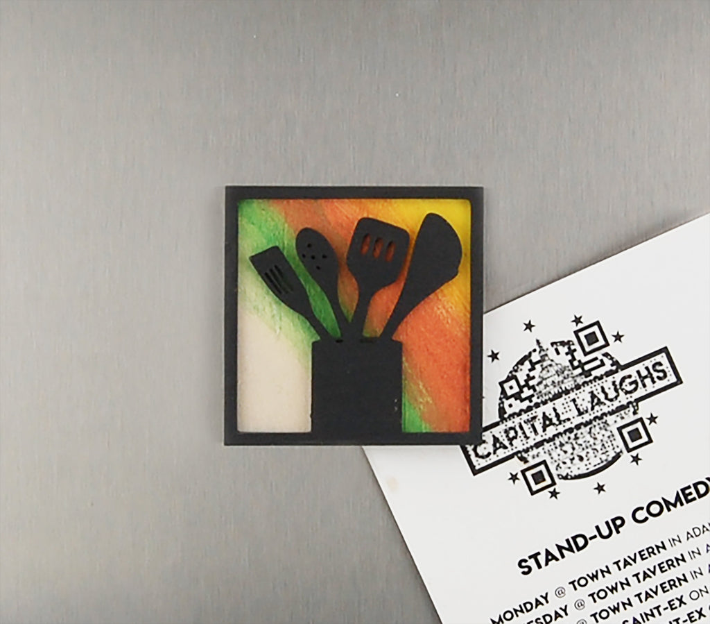 Refrigerator Magnet 4 Pack – Food Theme