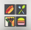 Refrigerator Magnet 4 Pack – Food Theme