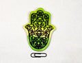 Hamsa Wooden Pin | Handmade Laser Cut Wearable Art Brooch
