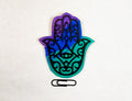 Hamsa Wooden Pin | Handmade Laser Cut Wearable Art Brooch
