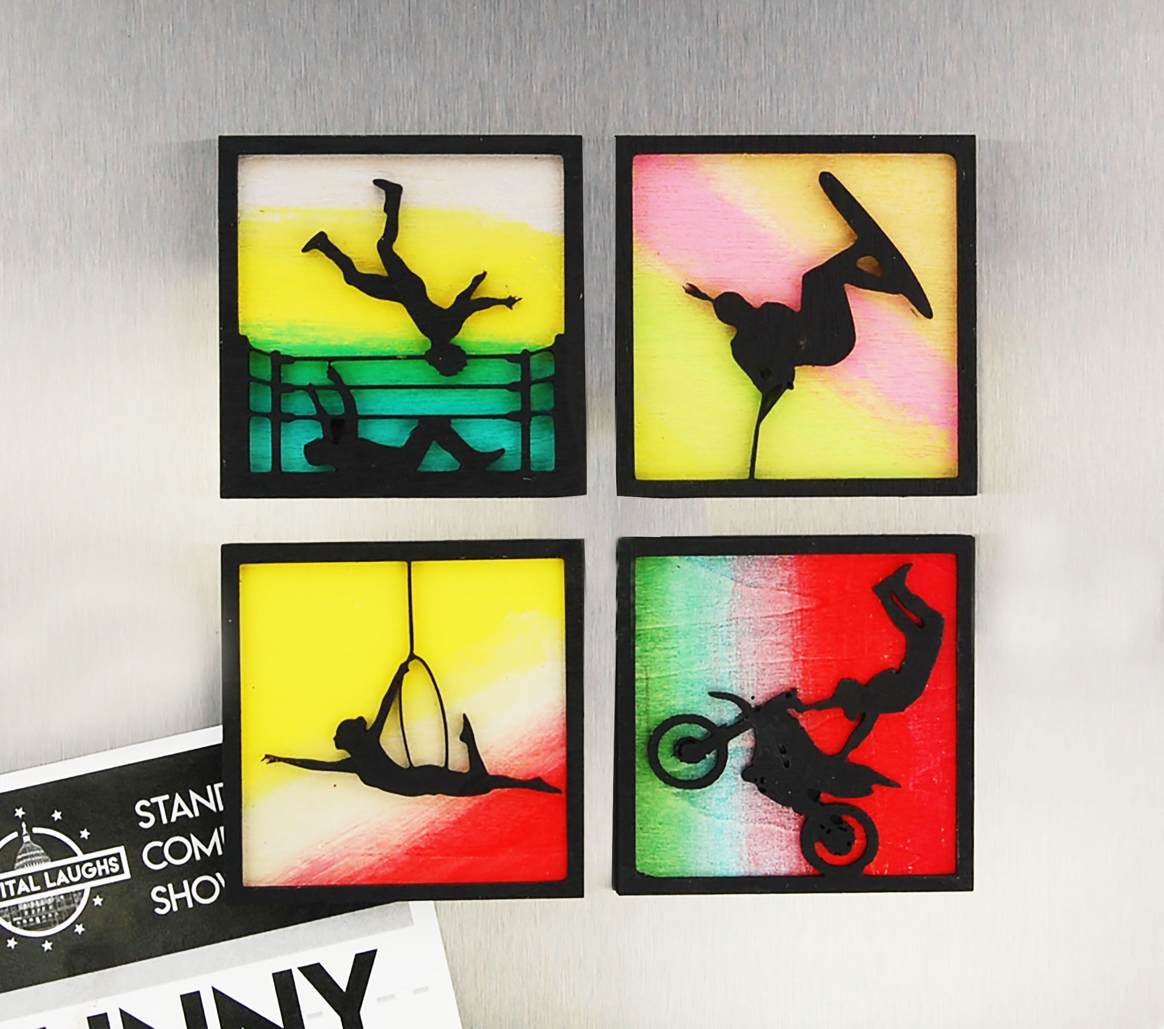 Refrigerator Magnet 4 Pack – High Flyer Theme