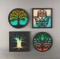 Refrigerator Magnet 4 Pack – Judaica Theme