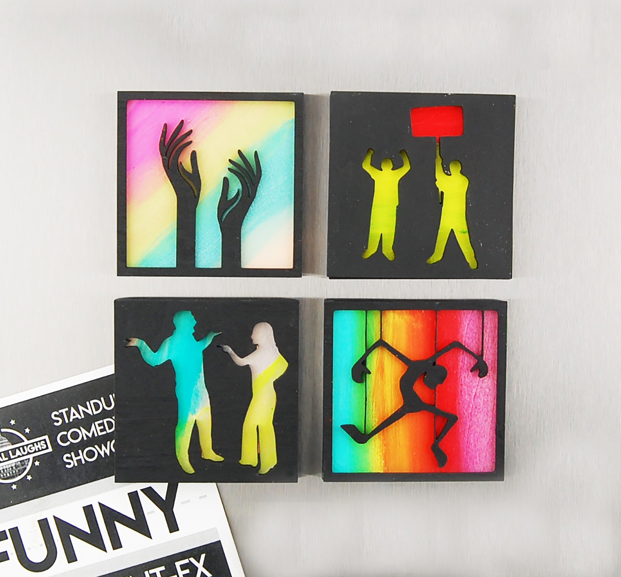 Refrigerator Magnet 4 Pack – Life Theme