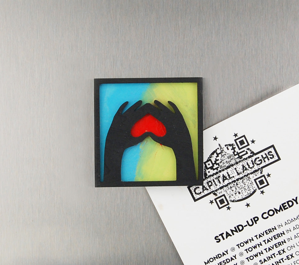 Refrigerator Magnet 4 Pack – Love Theme