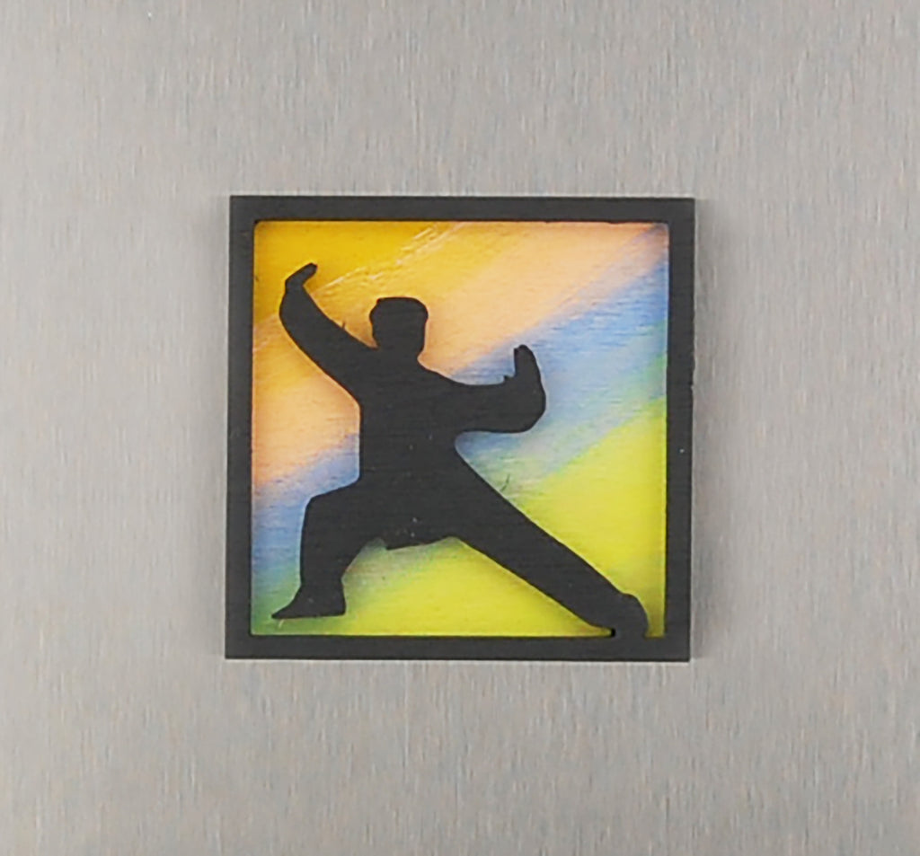 Refrigerator Magnet 4 Pack – Martial Arts Theme
