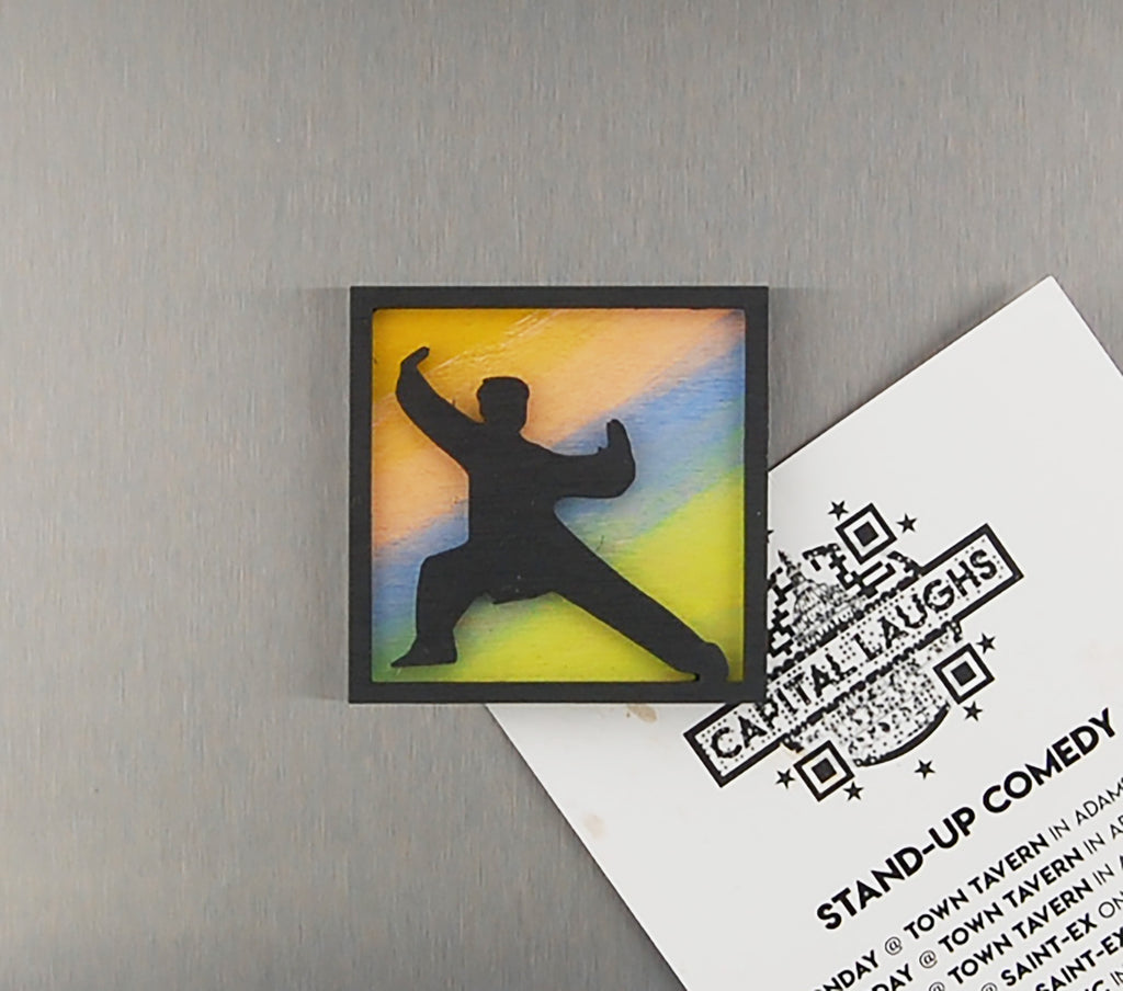 Refrigerator Magnet 4 Pack – Martial Arts Theme