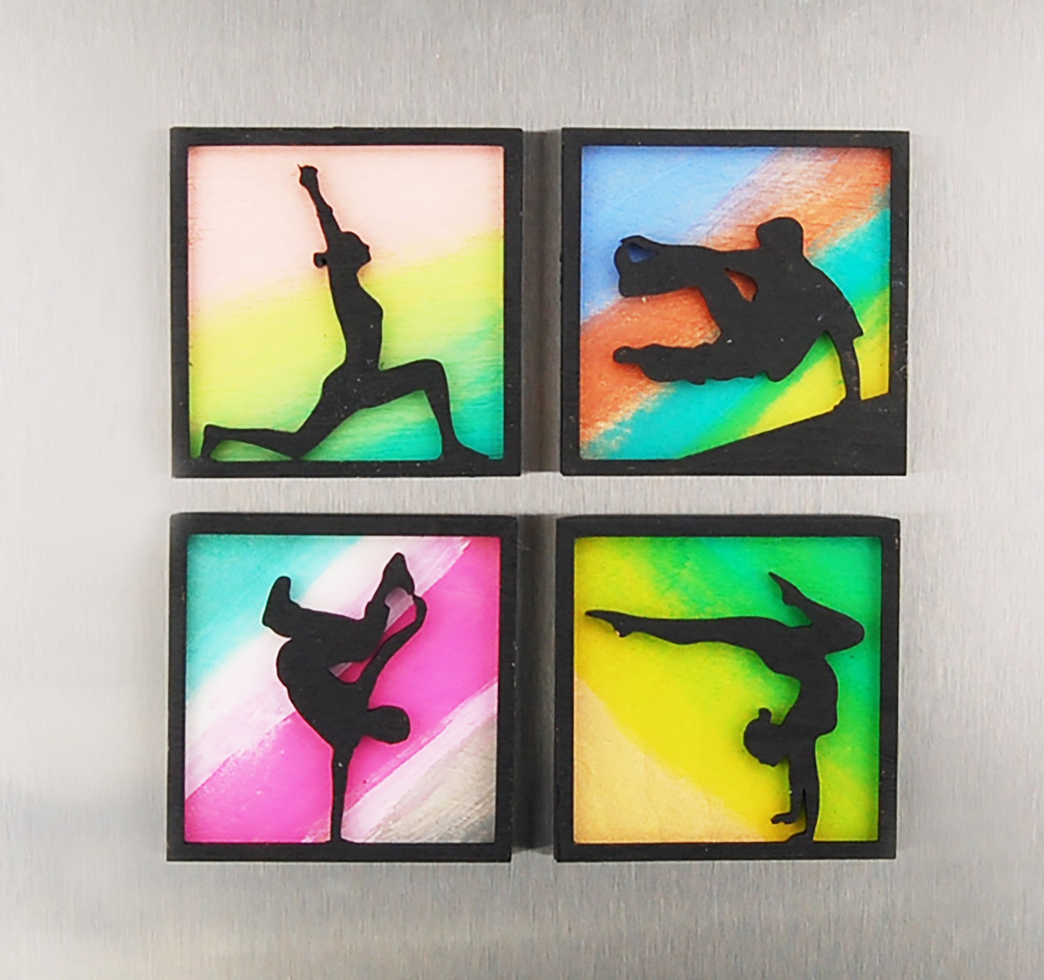 Refrigerator Magnet 4 Pack – Movement Theme