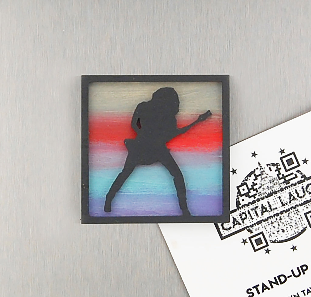 Refrigerator Magnet 4 Pack – Rock-n-Blues Theme