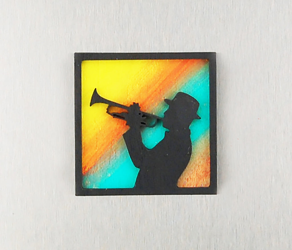 Refrigerator Magnet 4 Pack – Rock-n-Blues Theme
