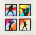 Refrigerator Magnet 4 Pack – Rock-n-Blues Theme