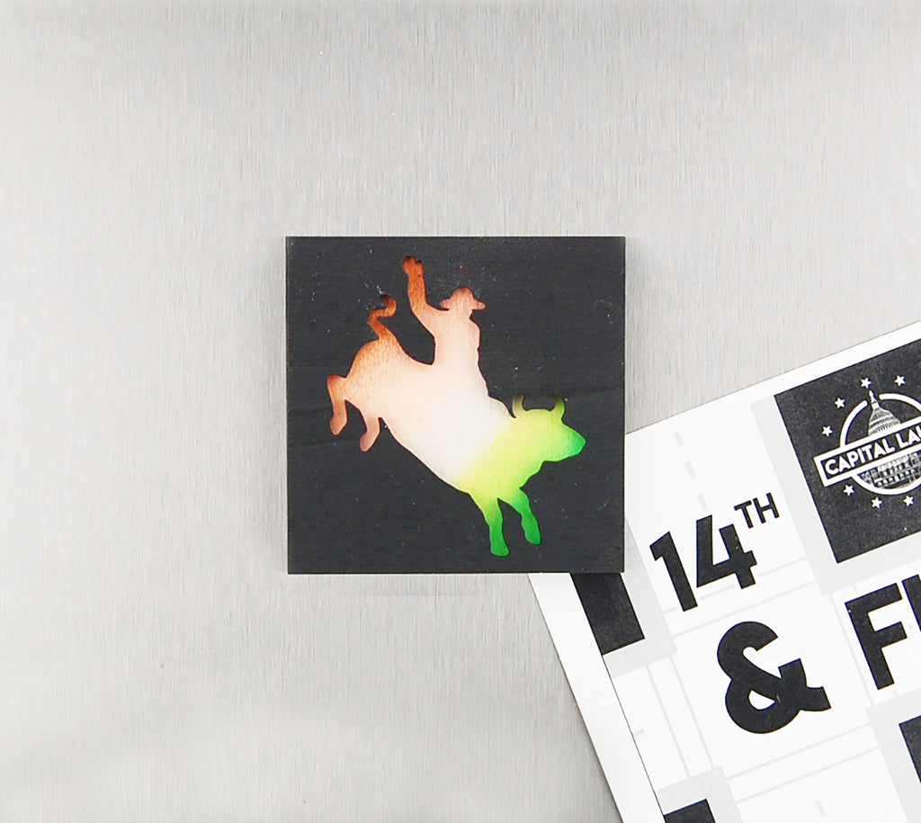 Refrigerator Magnet 4 Pack – Rodeo Theme