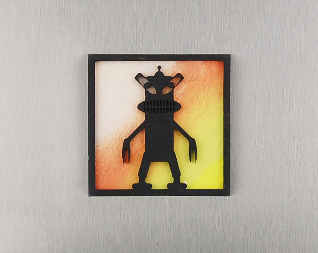 Refrigerator Magnet 4 Pack – Sci Fi Theme
