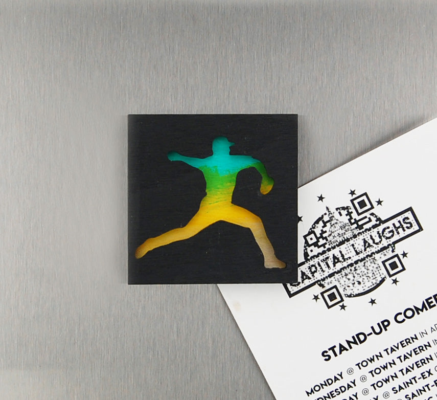 Refrigerator Magnet 4 Pack – Sport Theme